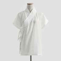 Cổ Hanfu Cổ Chữ Thập Áo Sơ Mi Quần Giữa Phong Cách Cổ Đại Lót Quần Áo Giường Bên Trong Quần Áo Hanfu Lót Top Tay Ngắn Đạo Giáo Quần Áo 3.5