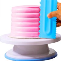 (Có Hàng) 4 Cái / bộ Dụng Cụ Cạo Kem PP Kem Mịn Hơn Bánh Ngọt Đóng Băng Lược Thìa Dụng Cụ Làm Bánh DIY Phụ Kiện Làm Bánh Lược Trang Trí Bánh
