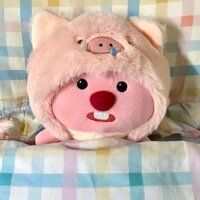 Có hàng, đồ chơi nhồi bông đầu heo Ruby Snot, đồ chơi nhồi bông dễ thương, siêu đáng yêu cho bé gái, sáng tạo