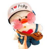 Có hàng, đồ chơi nhồi bông vịt axit hyaluronic bán chạy, bộ phụ kiện quần áo cho búp bê vịt nhỏ màu vàng, không bao gồm búp bê.