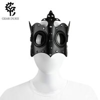 Có hàng Dropshipping Halloween Mặt nạ da PU mới Mặt nạ vui nhộn COS Đạo cụ nhập vai Mặt nạ lễ hội câu lạc bộ đêm