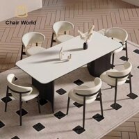 [Có hàng] Ghế đầu bò xám cao cấp, bàn ăn cafe bar thông thường, ghế thép carbon cao cấp