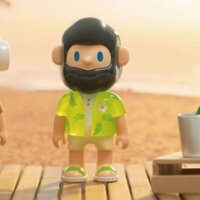 Có hàng, hộp mù BOB Island Series, đồ chơi thời thượng Finding Nemo, nhân vật FARMER BOB thế hệ thứ năm, phiên bản xác nhận