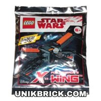 [CÓ HÀNG] Lego UNIK BRICK Star Wars 911841 Poe Dameron's X Wing Foil Pack Polybag Túi máy bay X-Wing chính hãng như hình