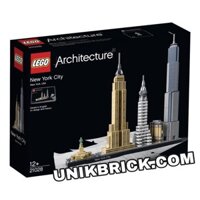 [CÓ HÀNG] Lego UNIK BRICK Architecture 21028 New York City Thành phố New York chính hãng (như hình).