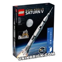 [CÓ HÀNG] Lego UNIK BRICK Ideas 92176 LEGO NASA Apollo Saturn V Tên lửa mặt trăng chính hãng (như hình).