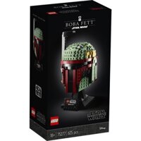 [CÓ HÀNG] Lego UNIK BRICK 75277 Boba Fett Helmet Nón nhân vật Boba Fett trong Star Wars chính hãng (như hình).