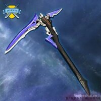 Có hàng, mô hình kiếm minifigure gạch bên thứ ba nguyên bản, hình kiếm Railway Hill Scythe.