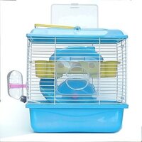 [Có hàng] Nhà sản xuất bán lồng hamster, đồ chơi, lồng thú hai tầng, cửa trong suốt, biệt thự nhỏ nhiều tầng