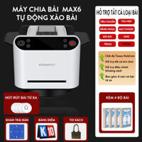 [Có Hàng Sẵn] Máy Chia Bài, Xào Bài Tự Động Thế Hệ Max 6 Cao Cấp Đầy Đủ Phụ Kiện Hàng Nội Địa Trung