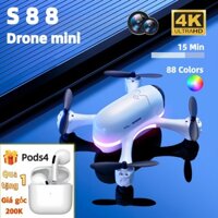 Có hàng sẵn,S88,máy bay flycam,drone mini,flycam 4k,fpv mini, máy bay,đẹp mắt, chụp 4K, 2 camera, có sẵn.