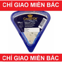 (Có hoả tốc Hà Nội - không nhận khách miền nam + trung ) Phô mai mốc xanh GRAND’OR Danablue 100g