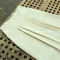 [CÓ HỎA TỐC] [Hình thật shop tự chụp] Váy Chống Nắng Kaki Kem Da Xếp Ly Có Túi Dày Dặn Freesize Có Thun Co Giãn Và Nút