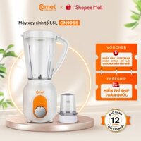 [Có hỏa tốc TPHCM ] Máy xay sinh tố cối nhựa kháng vỡ 450W COMET - CM9955