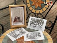 Có Hộp 27 tấm postcard Vì Tình Yêu Hà Nội - Martín Rama - hoạ sĩ Đặng Viết Lộc - Tri Thức Trẻ Books