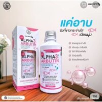 CÓ HỘP -CHỮ THÁI Kem Tắm Trắng Alpha Arbutin Plus 3+ Collagen Bath Cream 450ML