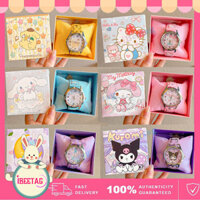 [Có hộp] Đồng hồ Sanrio Kuromi Cinnamoroll Melody dành cho trẻ em bé gái Dây đeo silicon Đồng hồ trẻ em chất lượng cao Quà tặng sinh nhật