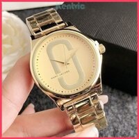 [Có Hộp] Đồng hồ thời trang nữ Marc Jacobs Đồng hồ thạch anh sang trọng có dây đeo bằng thép không gỉ