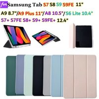 Có Hộp Đựng Bút Chì Cho Samsung Tab A9 8.7inch X110 A9 + A9 plus 11 X210 A8 10.5 X200 S6 Lite P610 S6Lite S6 Lite P610 S7 S8 S9 S9FE S7plus S8Plus S7FE S10 plus 12.4 "