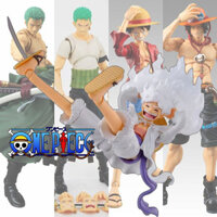 [Có Hộp] Nhân Vật Hành Động One Piece SHF Luffy Gear 5 Nika Articulado Hình Zoro Ace Mô Hình Khớp Di Chuyển Được