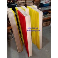 Cọ in - Dao gạt có cán gỗ 7ly +9ly in lụa