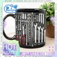 Cơ Khí Hộp Dụng Cụ Bộ Cốc Ngộ nghĩnh Cà Phê Cho Cơ Khí Dung Tích Lớn Gốm Trà Cốc Cho Bia Whisky Nước Canh