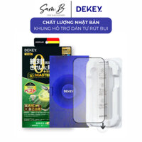 [CÓ KHUNG DÁN] Kính cường lực cao cấp Nhật Bản chính hãng DEKEY Sentery cho iPhone X đến 16 series