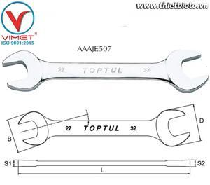Cờ lê 2 đầu hở Toptul AAAJE507 5.5x7mm