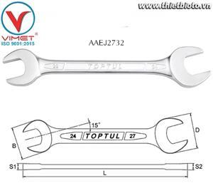 Cờ lê 2 đầu miệng Toptul AAEJ2732, 27x32mm
