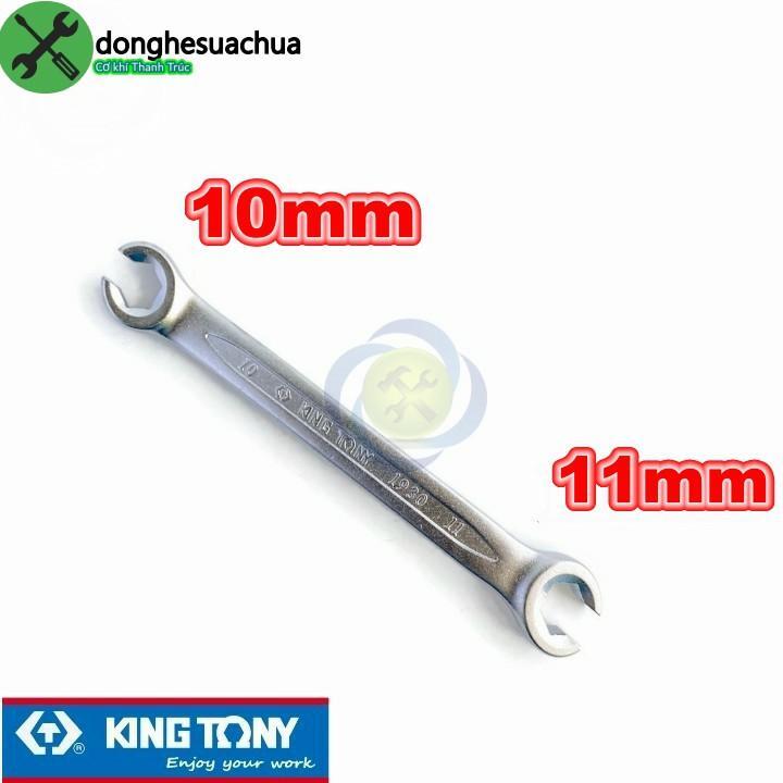 Cờ lê 2 đầu miệng lục giác 10 x 11mm Kingtony 19301011