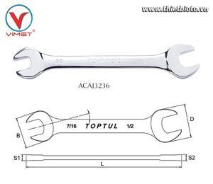 Cờ lê 2 đầu mở bóng hệ Toptul ACAJ3236