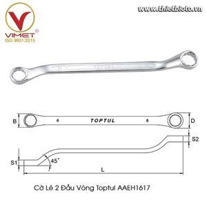 Cờ lê 2 đầu vòng 45 độ Toptul AAEH1617 16x17mm