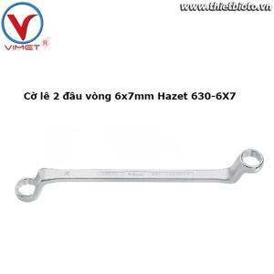 Cờ lê 2 đầu vòng 6x7mm Hazet 630-6X7
