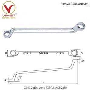 Cờ lê 2 đầu vòng 75 độ TOPTUL ACEI2830