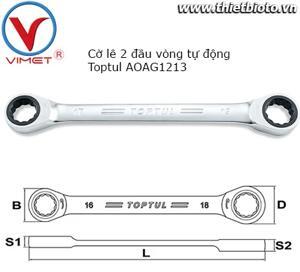 Cờ lê 2 đầu vòng tự động Toptul AOAG1213