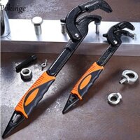 Cờ lê đa chức năng POKINGE, Cờ lê ống trực tiếp Cờ lê mở, Cờ lê ống nước hữu ích Cờ lê kẹp đa năng bằng thép Carbon có thể điều chỉnh
