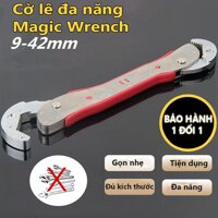 Cờ lê đa năng Wrench WR-6000 Cờ lê đa năng Thiết kế hai đầu to nhỏ dao động từ 9 - 24mm Đầu to dao động 16 - 36mm Thích hợp với mọi hình dạng ốc vít với đủ loại kích cỡ