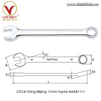 Cờ lê đầu vòng miệng 11mm Toptul AAAB1111