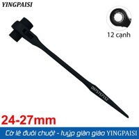 Cờ lê đuôi chuột 24-27mm, cờ lê giàn giáo tự động YINGPAISI thép cứng CR-V, tuýp giàn giáo đa năng 2 đầu