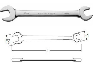 Cờ lê hai đầu miệng Sata - 41214 (41-214), 16x18mm