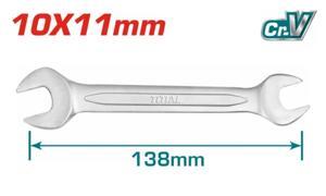 Cờ lê hai đầu miệng Total TDOES10111, 10x11mm
