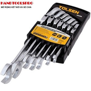 Cờ lê miệng - Vòng tự động lắc léo Tolsen 15259 (bộ 7 cây)