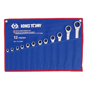 Cờ lê vòng miệng 12 cái hệ mét Kingtony 12112MR