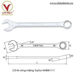 Cờ lê vòng miệng 15 độ Toptul AABW1111 11mm