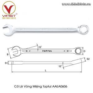 Cờ lê vòng miệng dài 6mm Toptul AAEA0606