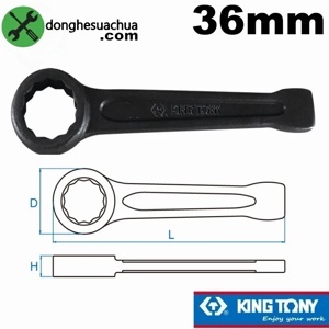 Cờ lê vòng miệng đóng Kingtony 10B0-36, 36mm