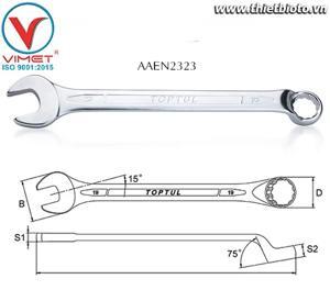 Cờ lê vòng miệng mờ 75 độ 23mm Toptul AAEN2323