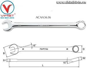 Cờ lê vòng  miệng TOPTUL ACAA3636 1-1/8"