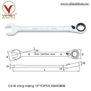 Cờ lê vòng miệng tự động 8mm Toptul ABAF0808