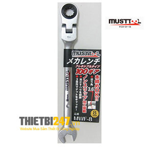 Cờ lê vòng miệng tự động đảo chiều 12mm Musttool MWF-12 12422